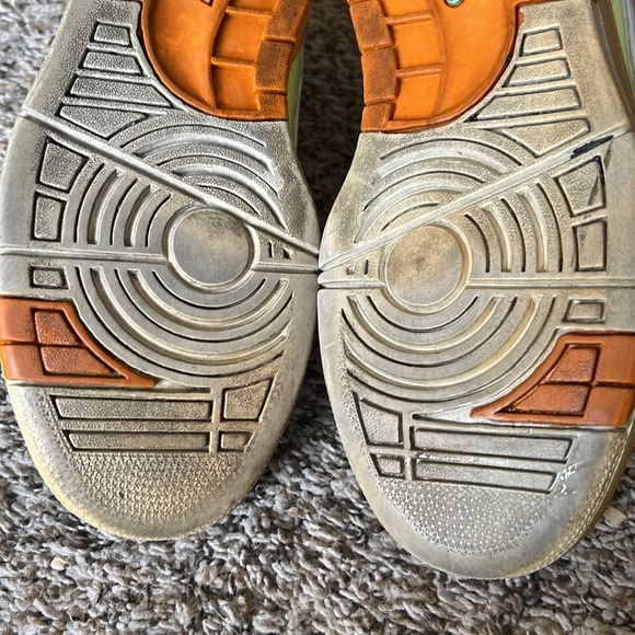 Nike Air‎ Prestige 2 Women’s Size 7 Basketball Shoes Orange Green Blue - Picture 7 of 10